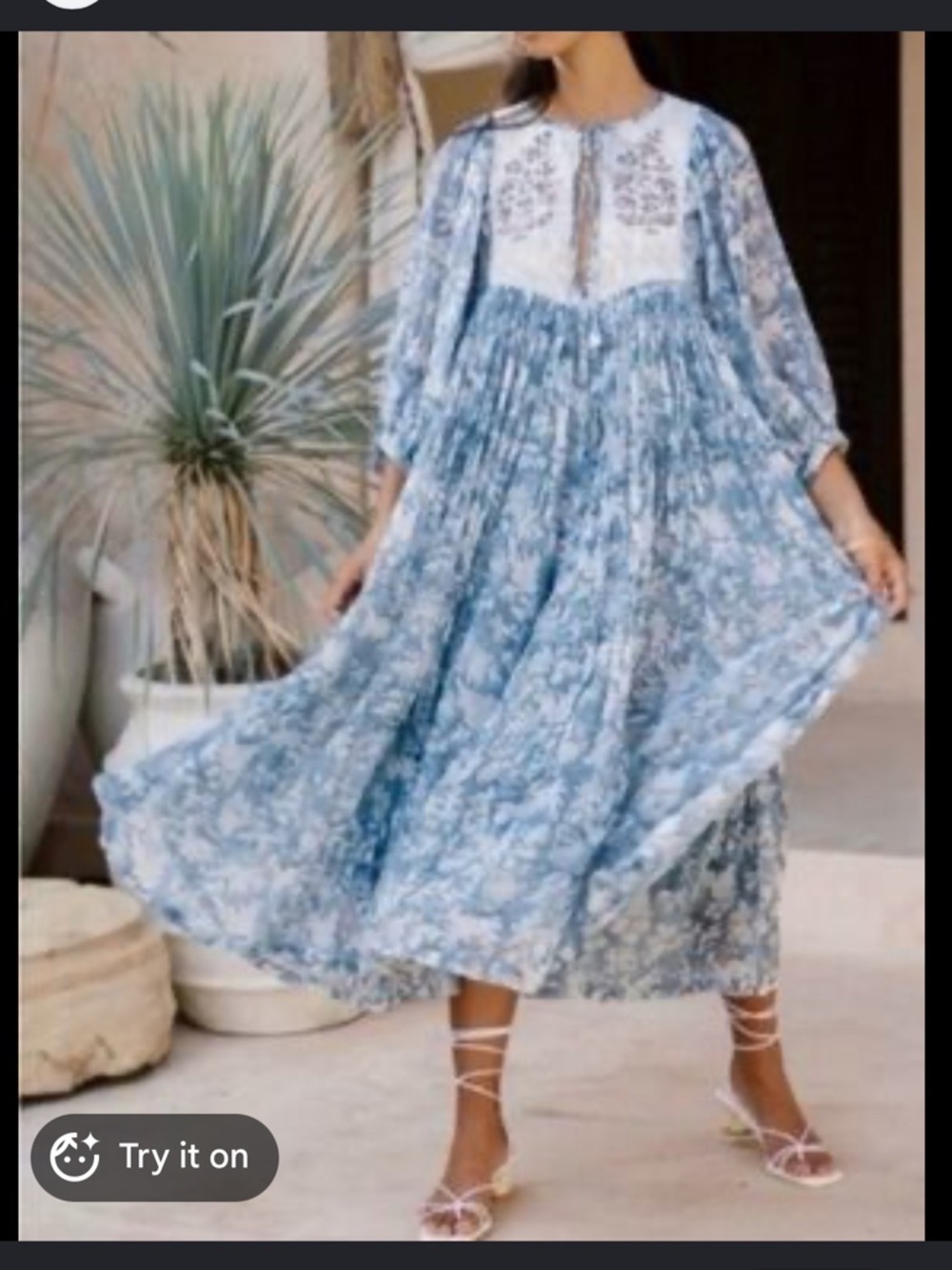 Daughters of India Floral Maxi Dress NWT Size Large